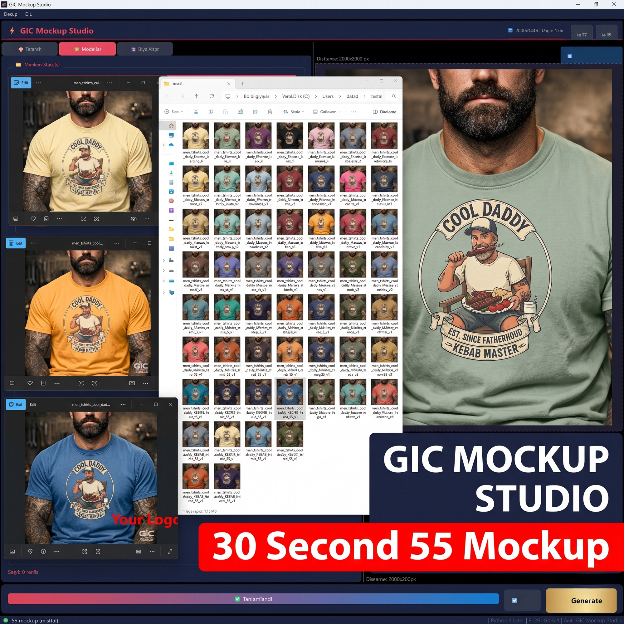 Comfort Colors 1717 mockup example 5